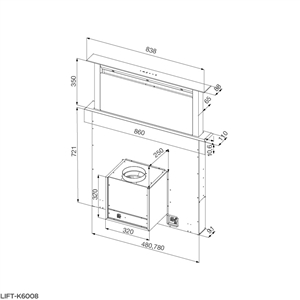 Máy Hút Mùi Malloca LIFT - K6008